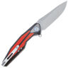 Нож Rike Knife Tulay сталь 154CM рукоять Black G10/Red Inlay