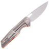 Нож Rike Knife 802G сталь 154CM рукоять Orange G10/Ti