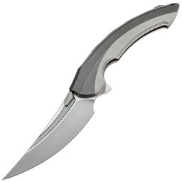 Нож Rike Knife Lamella сталь M390 рукоять Grey Ti