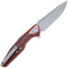 Нож Rike Knife Tulay сталь 154CM рукоять Black-Red G10/Carbon fiber