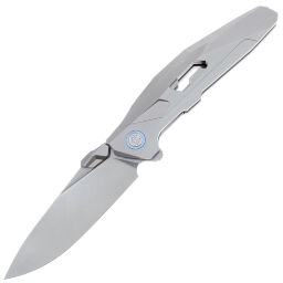Нож Rike Knife Shadow S сталь M390 рукоять Gray Titanium